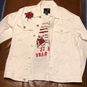 White Jean Jacket